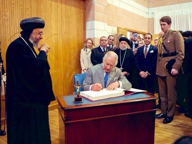 الكنيسة الأرثوذكسية في لندن تستقبل ملك بريطانيا | صور
