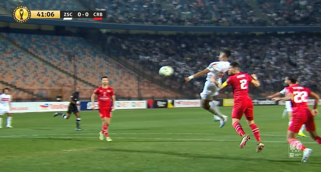 شوط أول سلبي بين الزمالك وشباب بلوزداد الجزائرى بدورى أبطال أفريقيا



