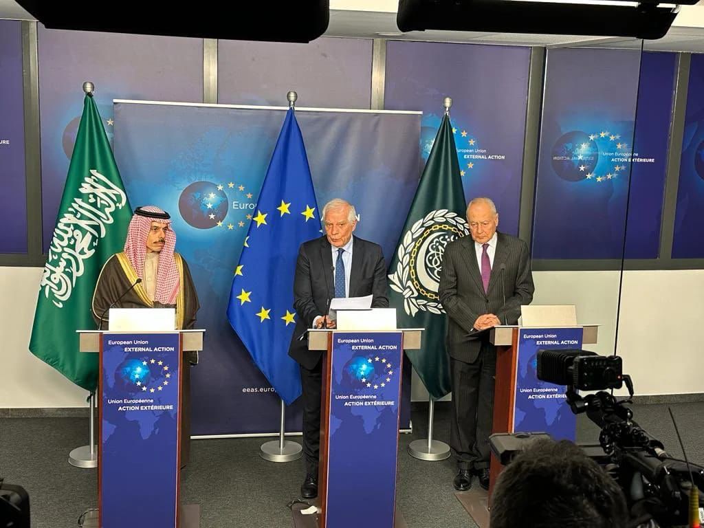 أبو الغيط يُشارك في اجتماع مع السعودية والاتحاد الأوروبي لإحياء جهود السلام