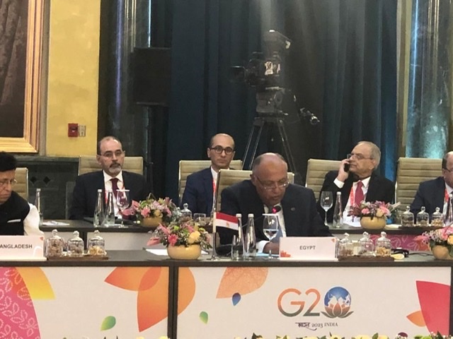 وزير الخارجية يؤكد مسؤولية المجتمع الدولي  تخفيف المعاناة الإنسانية الناجمة عن الكوارث الطبيعية