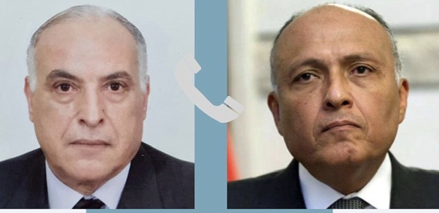 وزير الخارجية يهنئ هاتفيًا نظيره الجزائري بمنصبه الجديد
