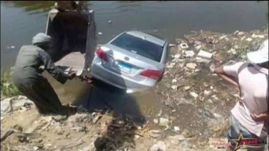 5 ضحايا في إنقلاب سيارة ملاكي داخل ترعة بقنا

