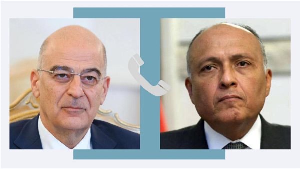 وزيرا خارجية مصر واليونان يؤكدان ضرورة عدم تدخل أطراف خارجية في الوضع بالسودان