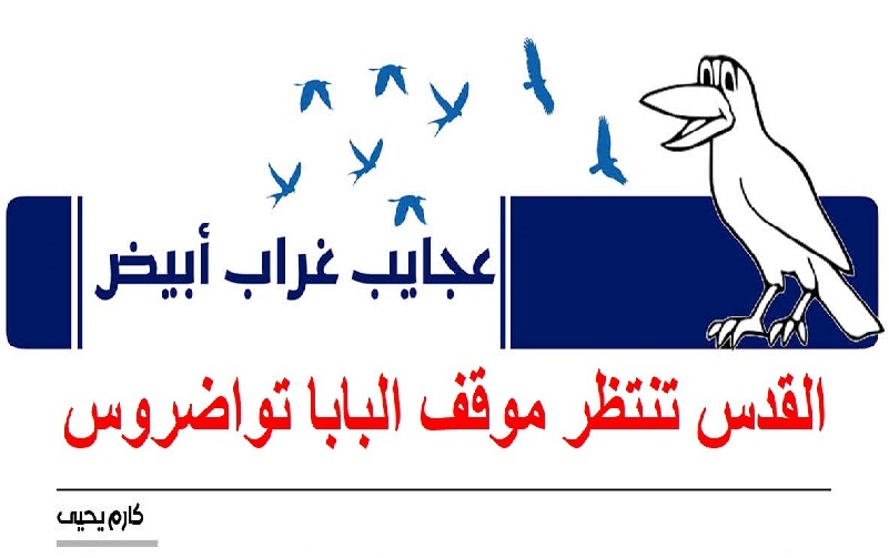 عجايب غراب أبيض | القدس تنتظر موقف البابا تواضروس