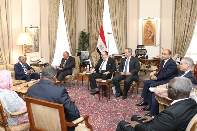 شكري لـ مبعوث البرهان : السيسي وجه بتوفير الرعاية وحسن الضيافة للأشقاء السودانيين