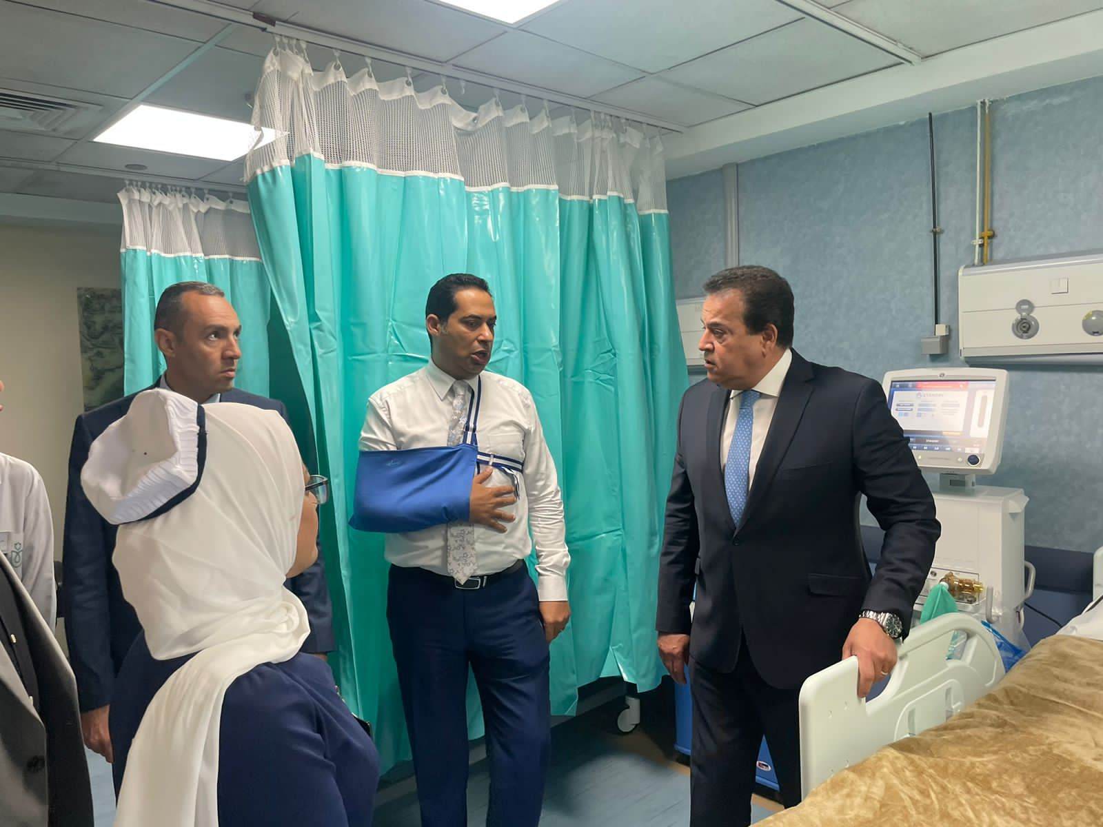 وزير الصحة يتفقد أعمال التطوير ورفع الكفاءة بمستشفى شرم الشيخ الدولي