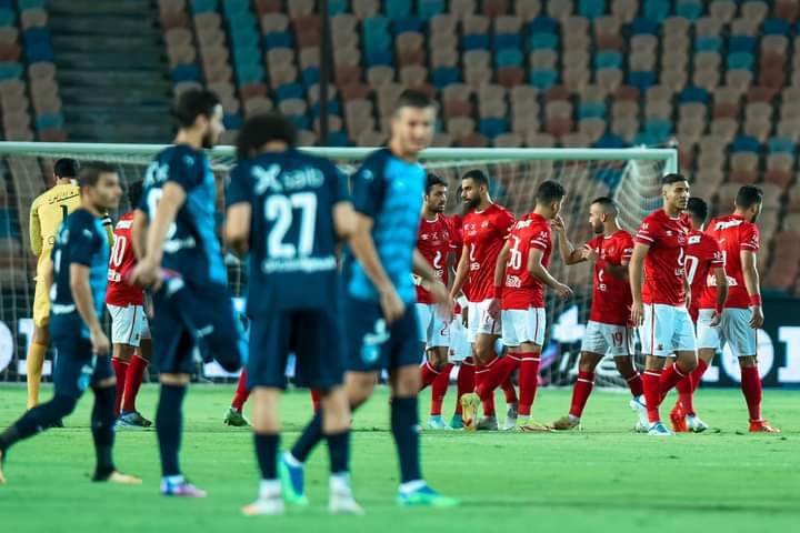 التعادل السلبي يحسم الشوط الأول من مباراة الأهلي وبيراميدز في بطولة السوبر 