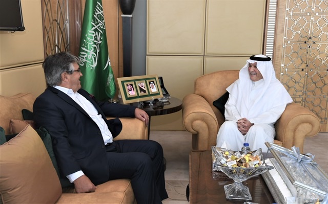 سفير السعودية لدى مصر يستقبل نظيره البوسني