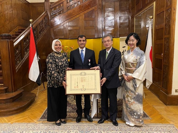 سفارة اليابان تتوج رئيس جمعية 