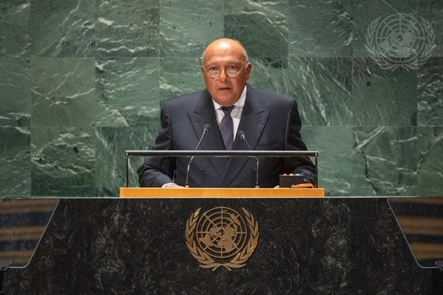 شكرى: مصر لديها إيمان راسخ بأهمية مفهوم الأمن الجماعي والعمل المشترك لتعزيز السلم والأمن الدوليين