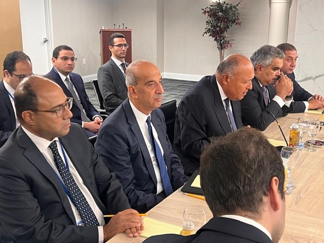وزراء خارجية مصر والأردن والعراق يبحثون  سبل تفعيل التعاون في مجالات اقتصادية وسياسية بنيويورك