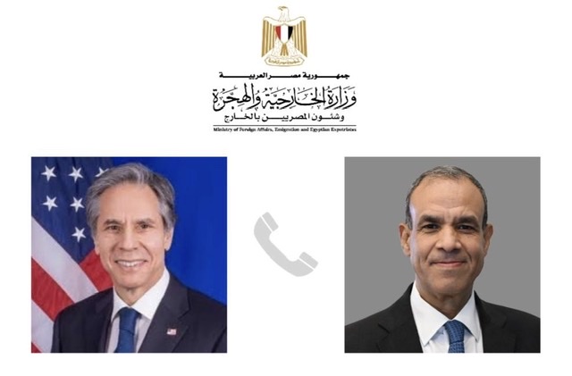 وزير الخارجية يؤكد لنظيره الأمريكي رفض مصر الكامل لأي مساس بسيادة لبنان وسلامة أراضيه