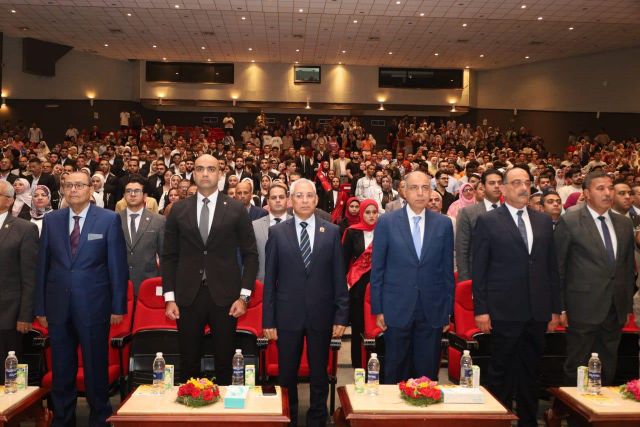 جامعة ومحافظة المنيا يحتفلان  بالذكرى الـ 51 لانتصارات اكتوبر 
