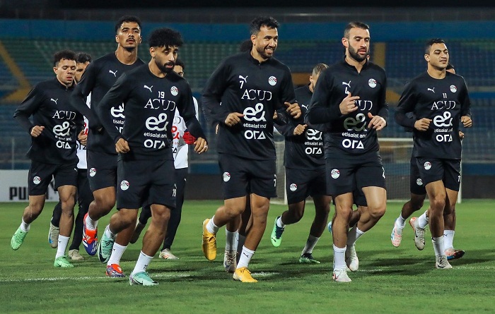 منتخب مصر يختتم استعداداته لمواجهة بوتسوانا في تصفيات أمم إفريقيا 2025 