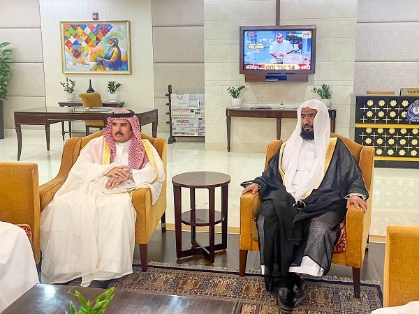 إمام الحرم النبوي الشيخ عبدالرحمن البعيجان يصل لجمهورية الهند في زيارة رسمية