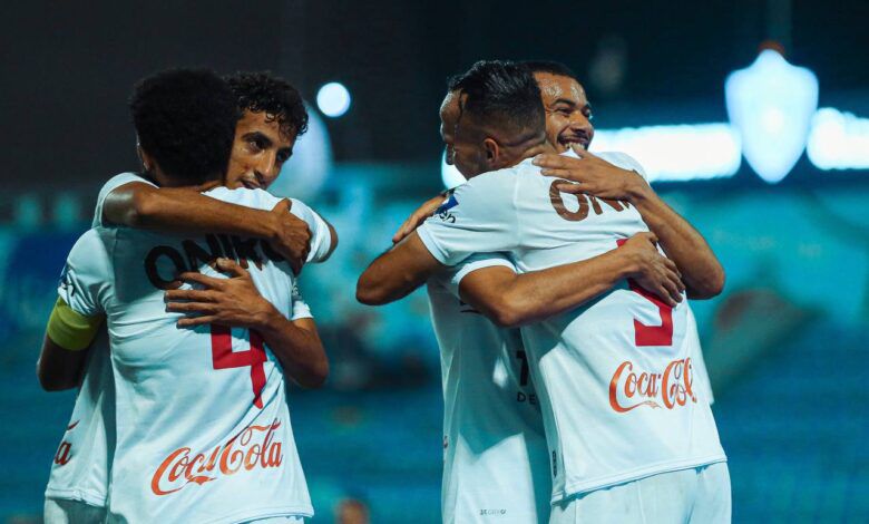 الزمالك يكتسح غزل المحلة برباعية نظيفة في الدوري المصري 