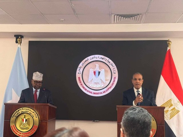 وزير الخارجية : ترفيع مستوى العلاقة بين مصر والصومال إلى شراكة استراتيجية