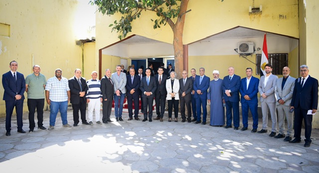 وزير الخارجية يلتقي الجالية المصرية في تشاد