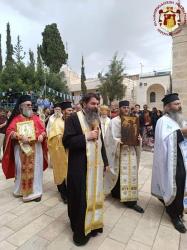البطريركية الأورشليمية تحتفل بسبت اليعازر في البطريركية