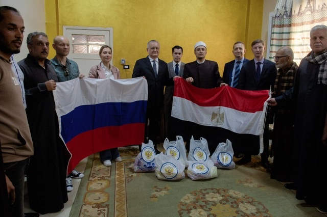 سفارة روسيا تنظم فعالية خيرية فى قرية ساقية أبو شعرة بالمنوفية