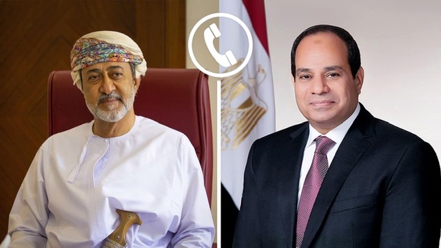 الرئيس السيسي وسلطان عمان يتبادلان التهاني بمناسبة عيد الفطر