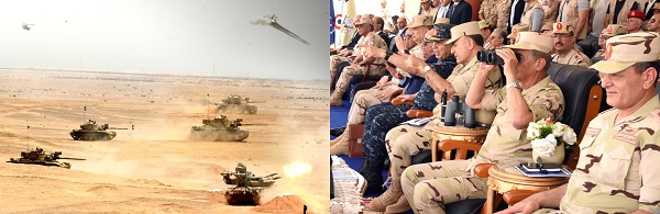 وزير الدفاع يشهد تنفيذ المرحلة الرئيسية لمشروع تكتيكي بجنود بالذخيرة الحية لإحدى وحدات الجيش الثاني الميداني