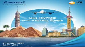 مصر للطيران تشارك في معرض ITB China بشنغهاي