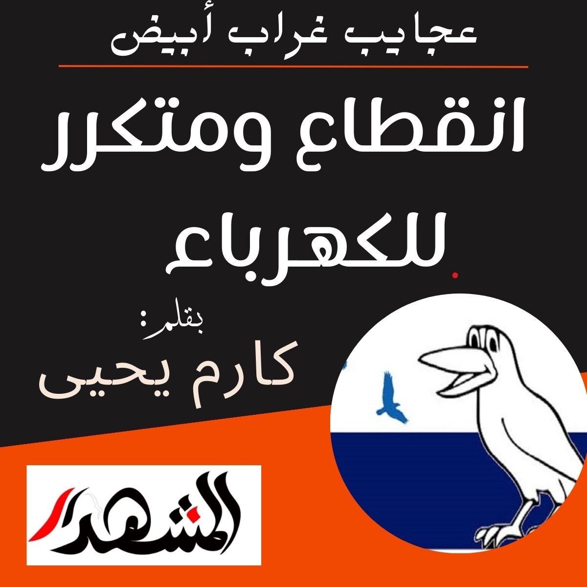 عجايب غراب أبيض | انقطاع ومتكرر للكهرباء 


