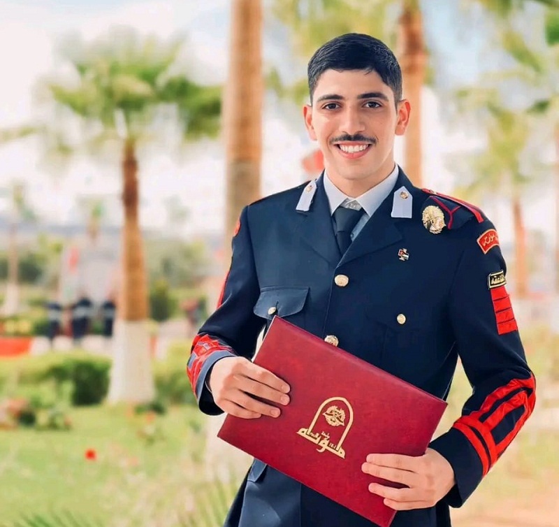 تهنئة لآل المراشدة بمناسبة تخرج راشد أحمد صيتان برتبة ملازم ثاني