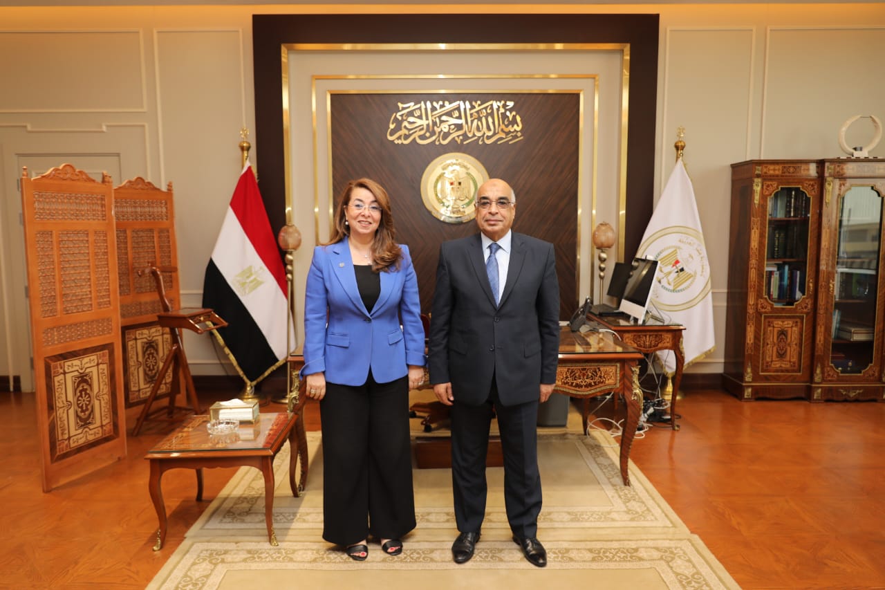 وزير العدل يستقبل الدكتورة غادة والي

