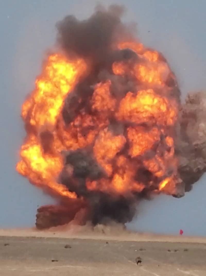 مسام يتلف 1063 قطعة غير منفجرة من مخلفات الحرب في باب المندب

