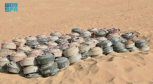 مركز الملك سلمان ينتزع 639 لغمًا عبر مشروع 