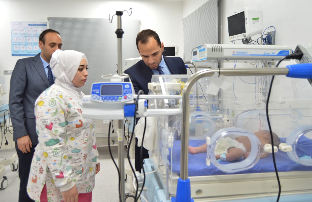 تشغيل قسم الحضّانات الجديد بمستشفى القصاصين لتعزيز رعاية حديثي الولادة