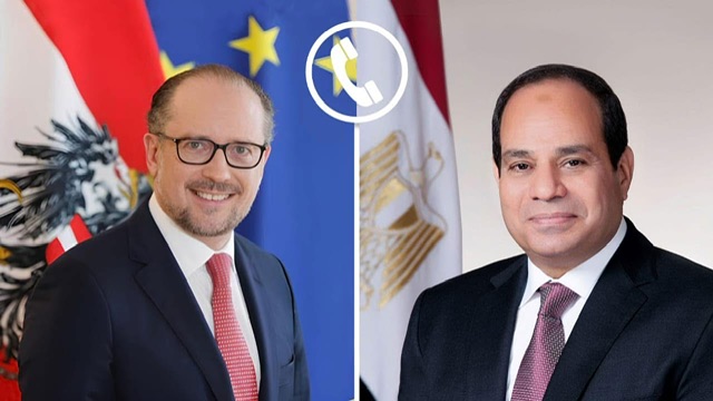 السيسي يبحث مع المستشار النمساوي تعزيز التعاون وجهود الاستقرار الإقليمي