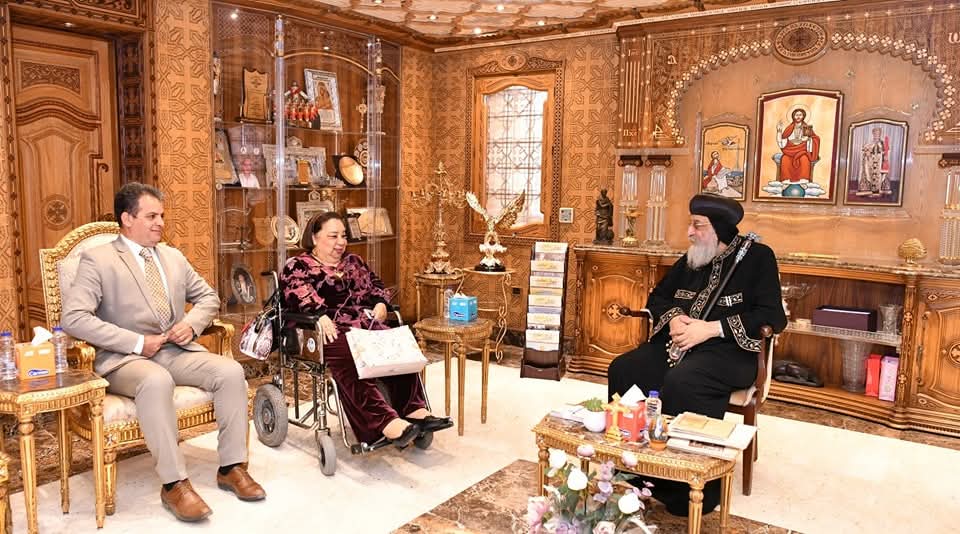 البابا تواضروس يستقبل المقرر الخاص لحقوق الأشخاص ذوي الإعاقة ويشدد على أهمية التوعية
