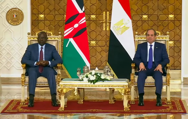 الرئيس السيسي ونظيره الكيني يشهدان توقيع اتفاقيات ثنائية