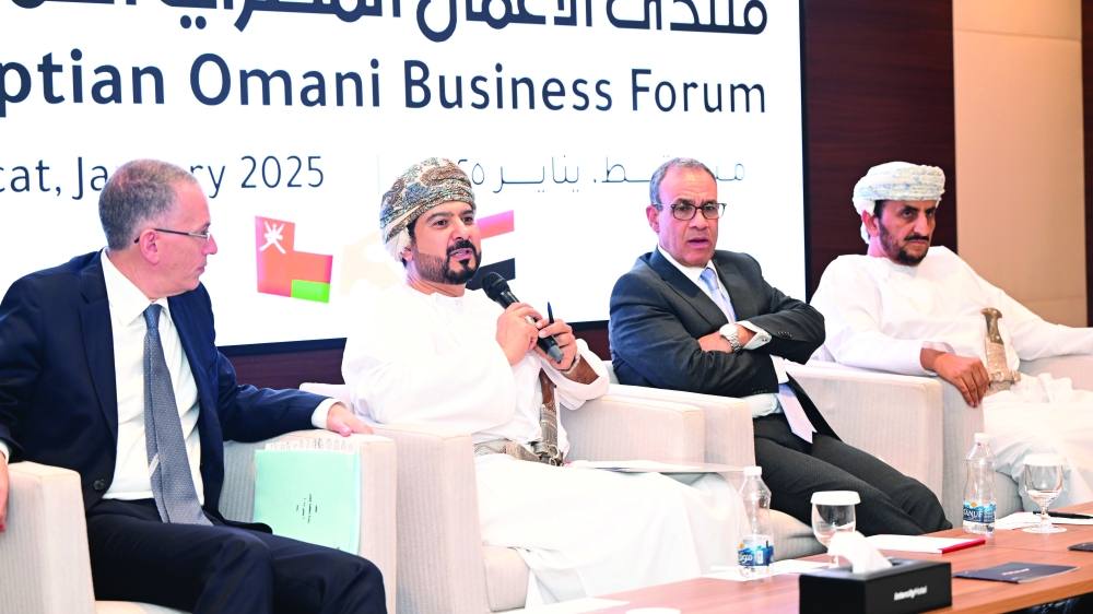 منتدى الأعمال العُماني المصري يبحث دفع عجلة الاستثمارات الثنائية وتحقيق التكامل

