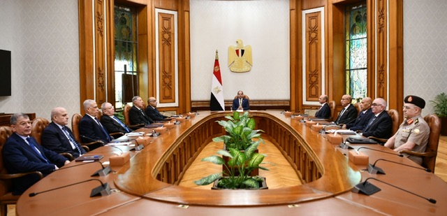 السيسي يجتمع بالمجلس الأعلى للجهات والهيئات القضائية ويؤكد حرص الدولة على استقلال القضاء وصون العدالة