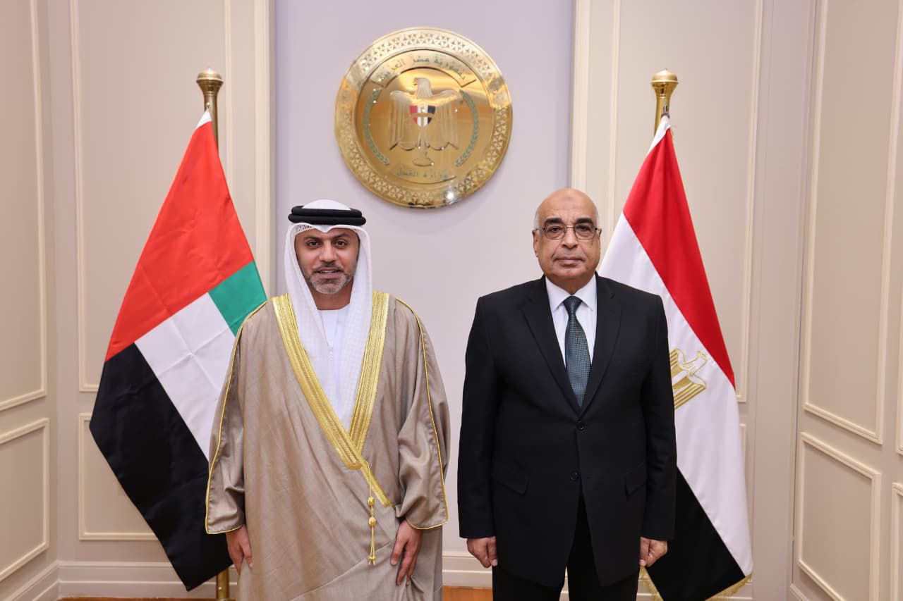 وزير العدل يستقبل سفير دولة الإمارات بالقاهرة
