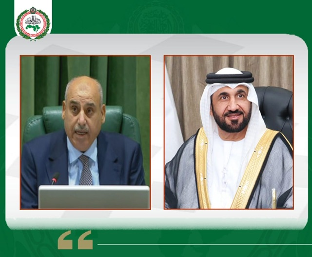 رئيس البرلمان العربي يهنئ مازن القاضي بمناسبة تزكيته رئيسًا لمجلس النواب الأردني
