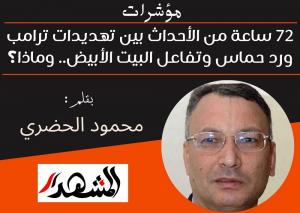 مؤشرات | 72 ساعة من الأحداث بين تهديدات ترامب ورد حماس وتفاعل البيت الأبيض.. وماذا؟