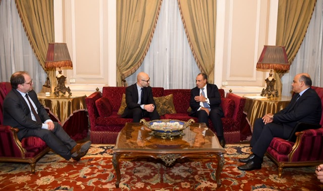 وزير الخارجية يزور مقر اتحاد الغرف والبورصات التركية 