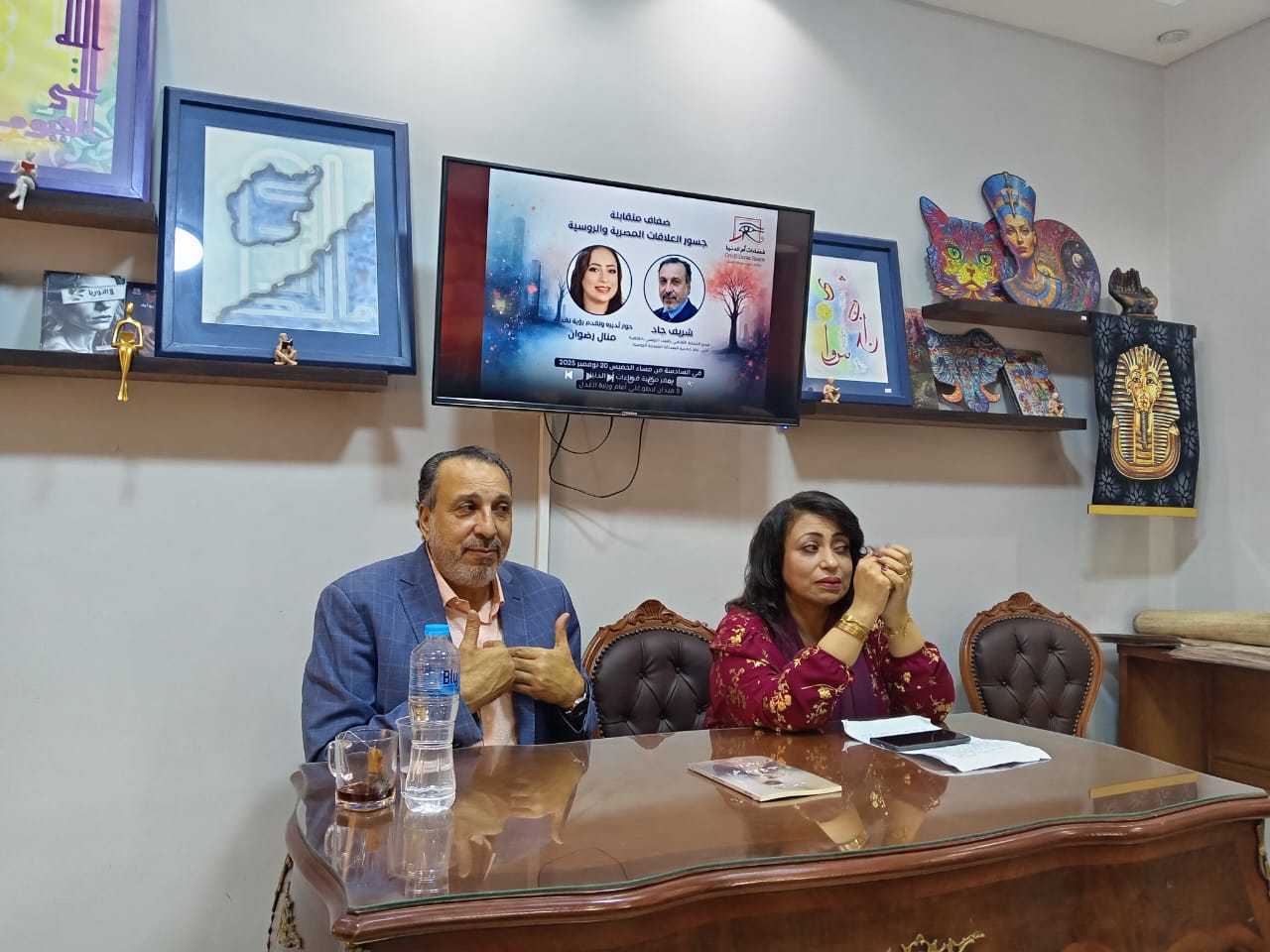 شريف جاد في صالون فضاءات أم الدنيا: قرار إنشاء مشروع الضبعة جرئ.. والعلاقات مع روسيا تحتاج تعزيزا