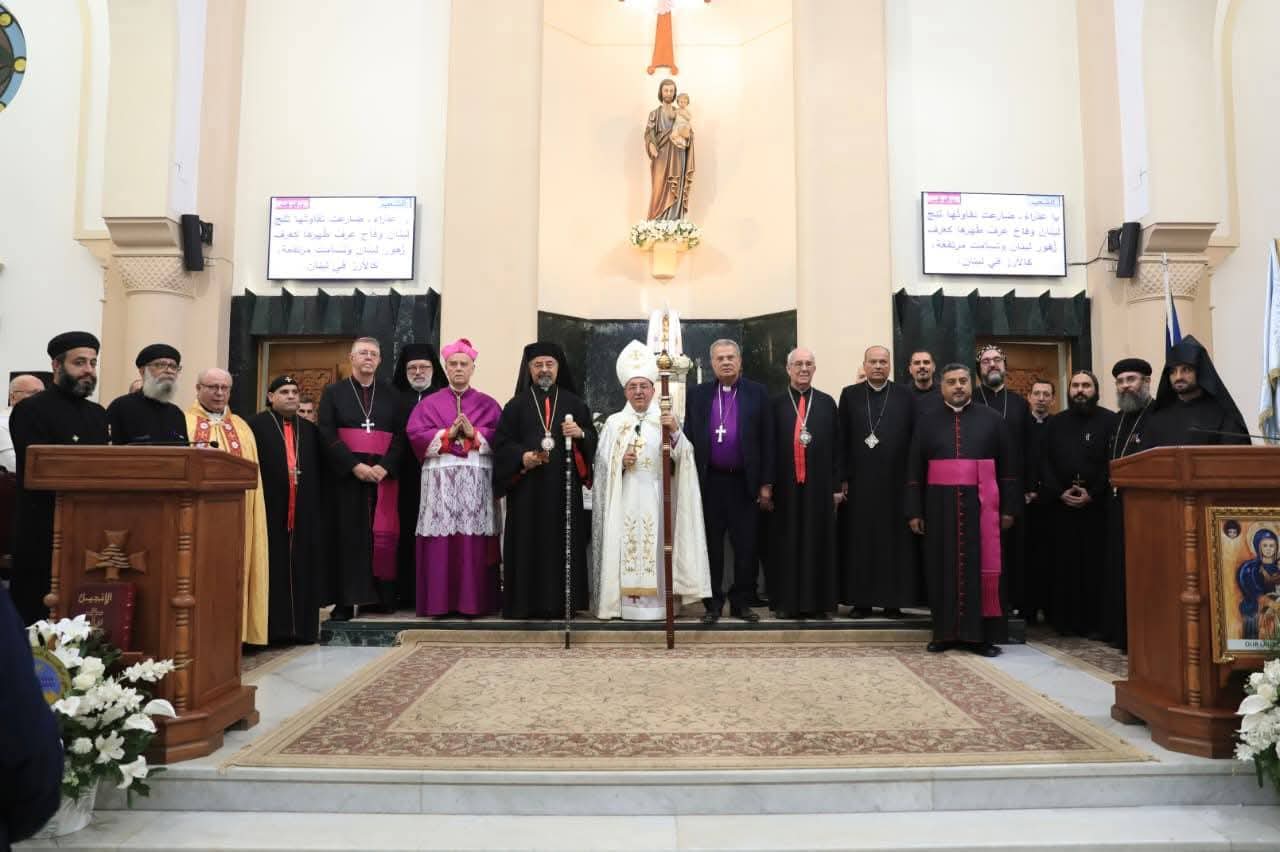 بطريرك الكاثوليك يشارك في اليوبيل الماسي لإيبارشية القاهرة المارونية: 