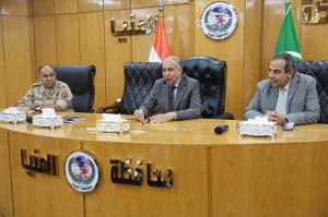 محافظ المنيا يعلن 481 مقرًا و621 لجنة فى جاهزية تامة لاستقبال 3 ملايين و 831 ألفا و 549 ناخباً 