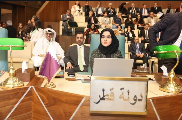 قطر تشارك في إحياء اليوم العالمي للتضامن مع الشعب الفلسطيني بالجامعة العربية