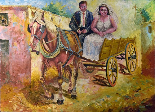 رقصت القلوب مع الألوان فى معرض البلشى