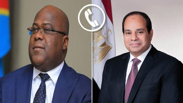 السيسي يتلقى اتصالاً من رئيس الكونغو الديمقراطية ويؤكد دعم مصر الكامل لجهود السلام