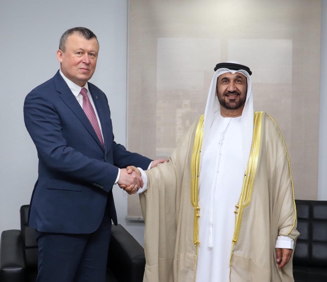 رئيس البرلمان العربي يبحث مع سفير أوكرانيا تعزيز العلاقات البرلمانية 