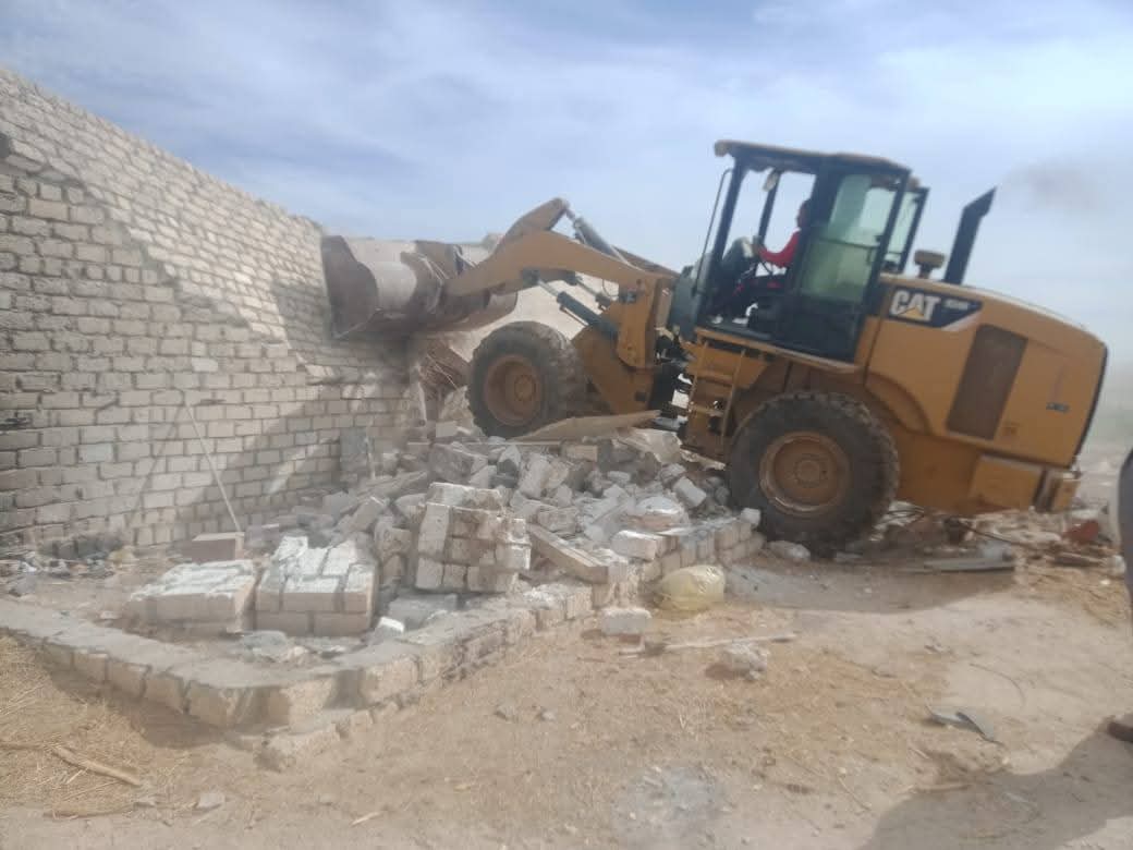 إزالة 2171 حالة تعدٍ على الأراضي الزراعية وأملاك الدولة ضمن الموجة 27 بالمنيا